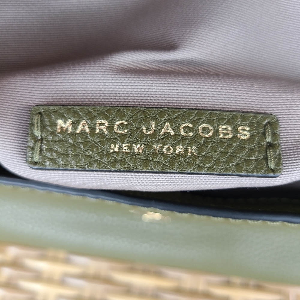 Marc Jacobs Mini Boho Grind Green Leather Shoulder Crossbody Bag Gold Hardware - Picture 16 of 16